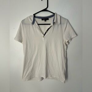 Jones New York White Polo